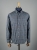 Flanelowa koszula bd w kratkę i z łatami na łokciach Land’s End r. XL