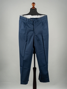 Granatowe proste spodnie z regulatorami Adam r. 52