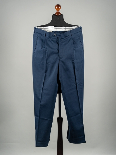 Granatowe proste spodnie z regulatorami Adam r. 52
