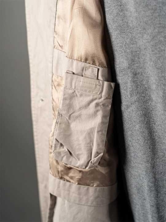 Jasnobeżowy mackintosh Warmia r. XXL short