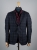 Granatowa fakturowana marynarka w kratę windowpane Mey&Edlich r. 50 Long