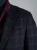 Granatowa fakturowana marynarka w kratę windowpane Mey&Edlich r. 50 Long
