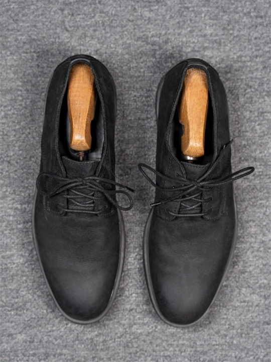 Czarne nubukowe derby Timberland r. 41