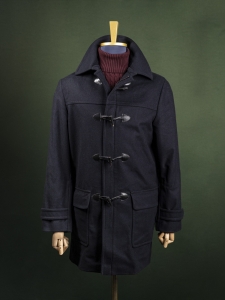 Bytom granatowa klasyczna budrysówka męska z kołnierzem r. 50