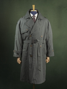 Ponte Royal bladozielony klasyczny trencz z odpinaną podszewką r. XL