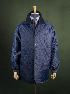 Brugi granatowa kurtka pikowana husky z ze ściągaczami r. XL