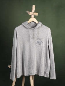 Polo Ralph Lauren szara bluza męska z kieszonką i emblematem r. M