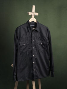 Arizona czarna koszula męska westernowa z kieszonkami r. 41/42 (XL)