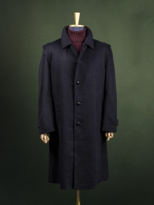 McGregor granatowy męski płaszcz mackintosh loden r. XL