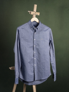 Gant granatowa koszula męska OCBD r. 39/40