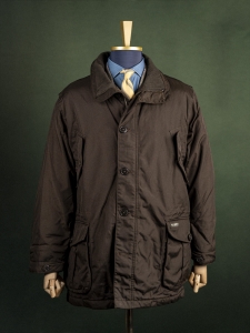 Woolrich brązowa męska kurtka field jacket ze skośnymi kieszeniami r. XXL