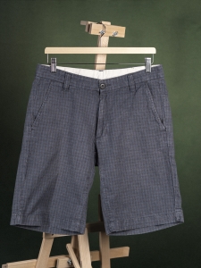 Carhartt granatowe męskie szorty w subtelną kratę r. 30