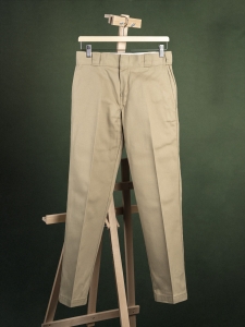 Dickies beżowe spodnie męskie chino z szerokim gurtem r. W29/L30