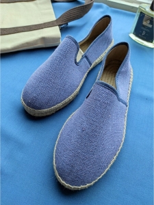 Chabrowe Lniane Espadryle r40 Poszetka.com